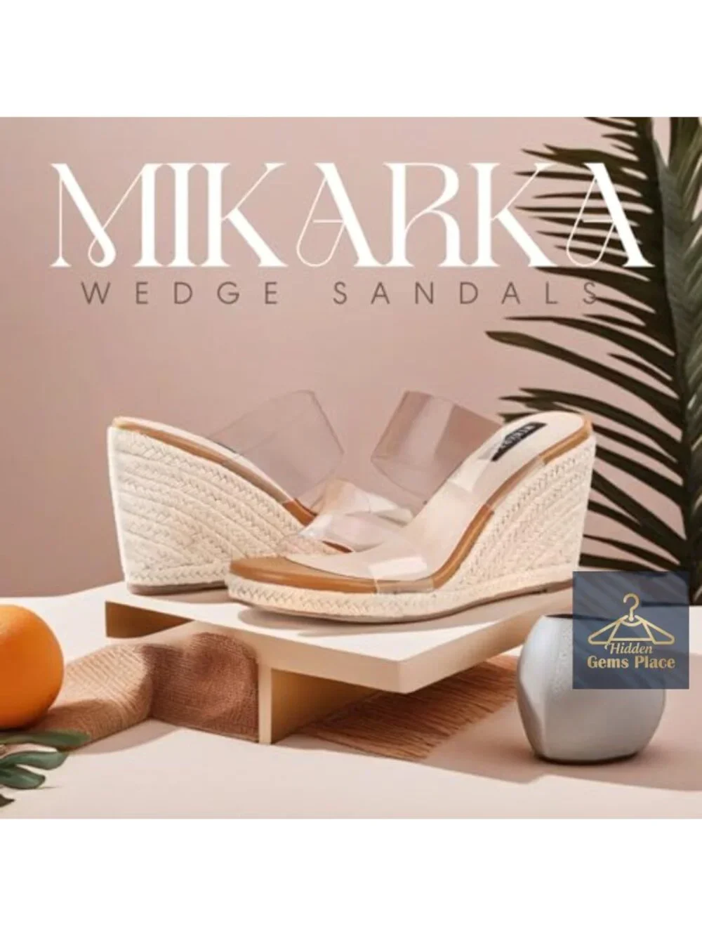 Slip On Wedge Sandals Espadrilles Platform Slides Dressy High Heel Beach Summer
